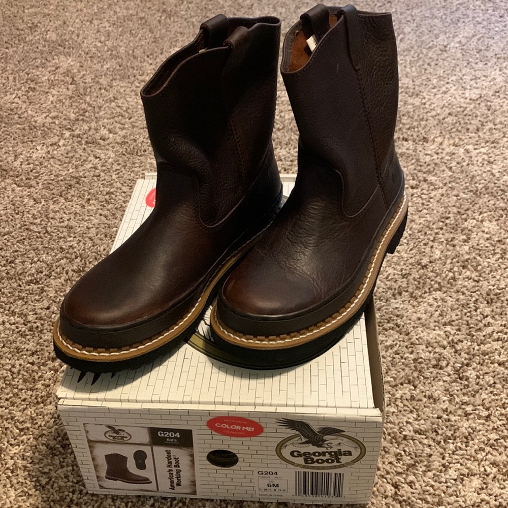 NEW Georgia Boots Youth Size 6